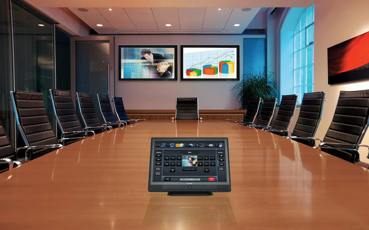 Modern conference room AV