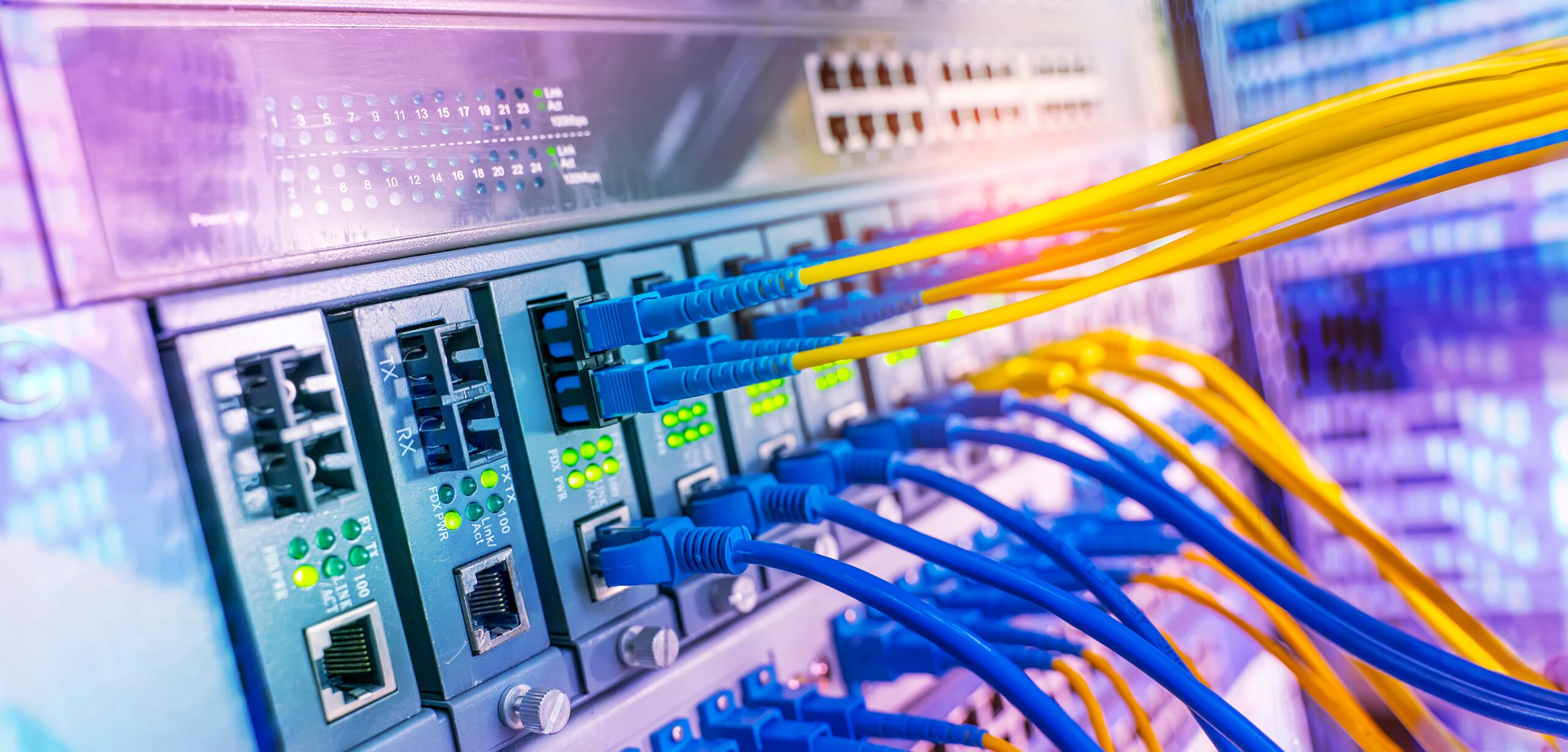 Commercial structured cabling and patch panels